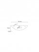 Radius Uplighter Wall Light, White
