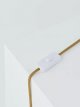 Ceramic Bulbholder Table Lamp,Mustard
